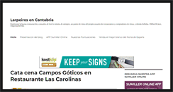 Desktop Screenshot of larpeirosencantabria.com
