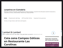 Tablet Screenshot of larpeirosencantabria.com